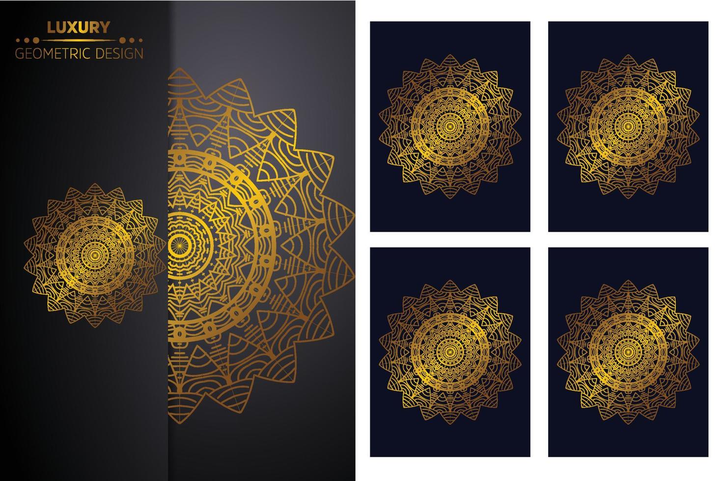 luxe sier- mandala ontwerp achtergrond mandala patroon kleur boek kunst behang ontwerp, tegel patroon, groet kaart, sticker, kant en tatoeëren. decoratie voor interieur ontwerp vector