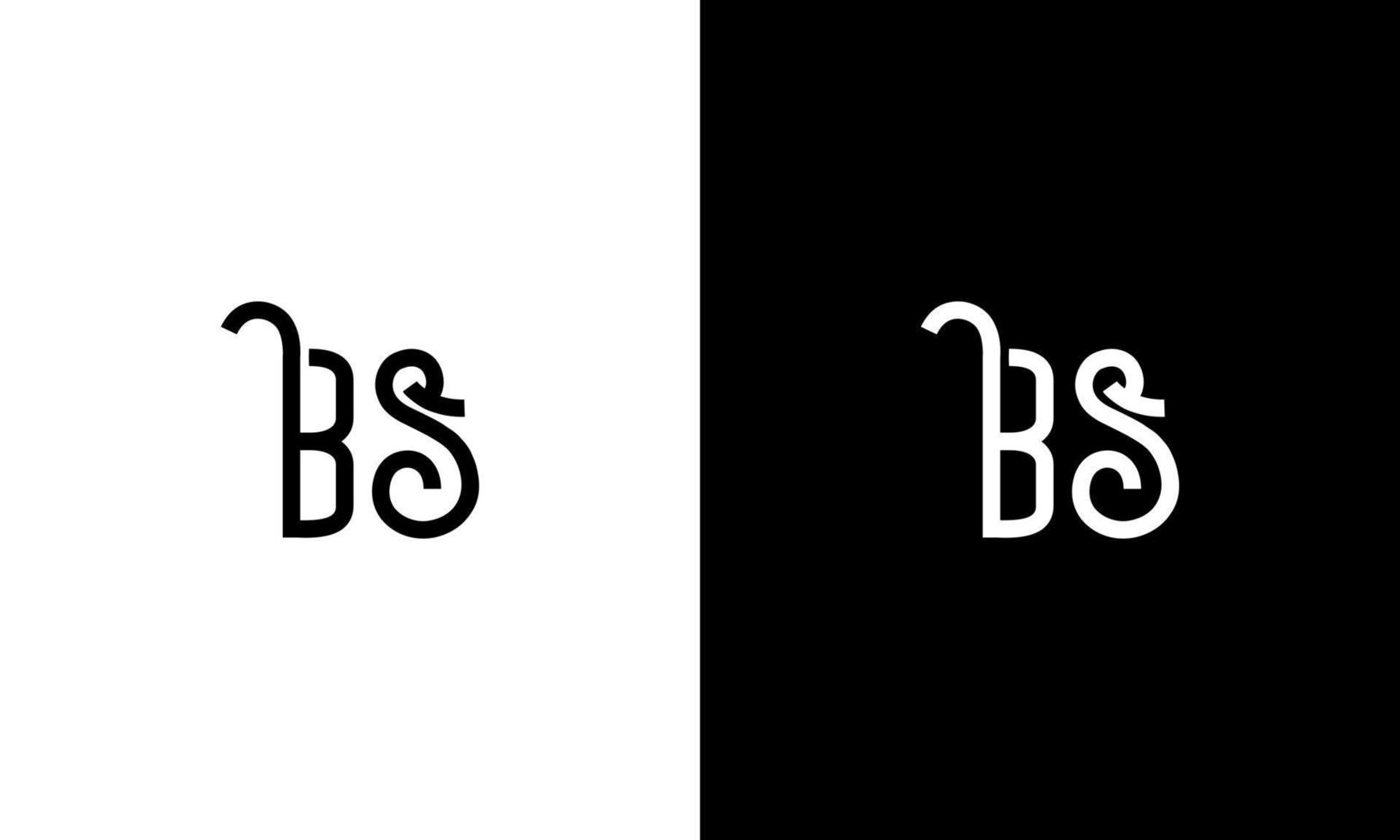 brief bs vector logo vrij sjabloon vrij vector