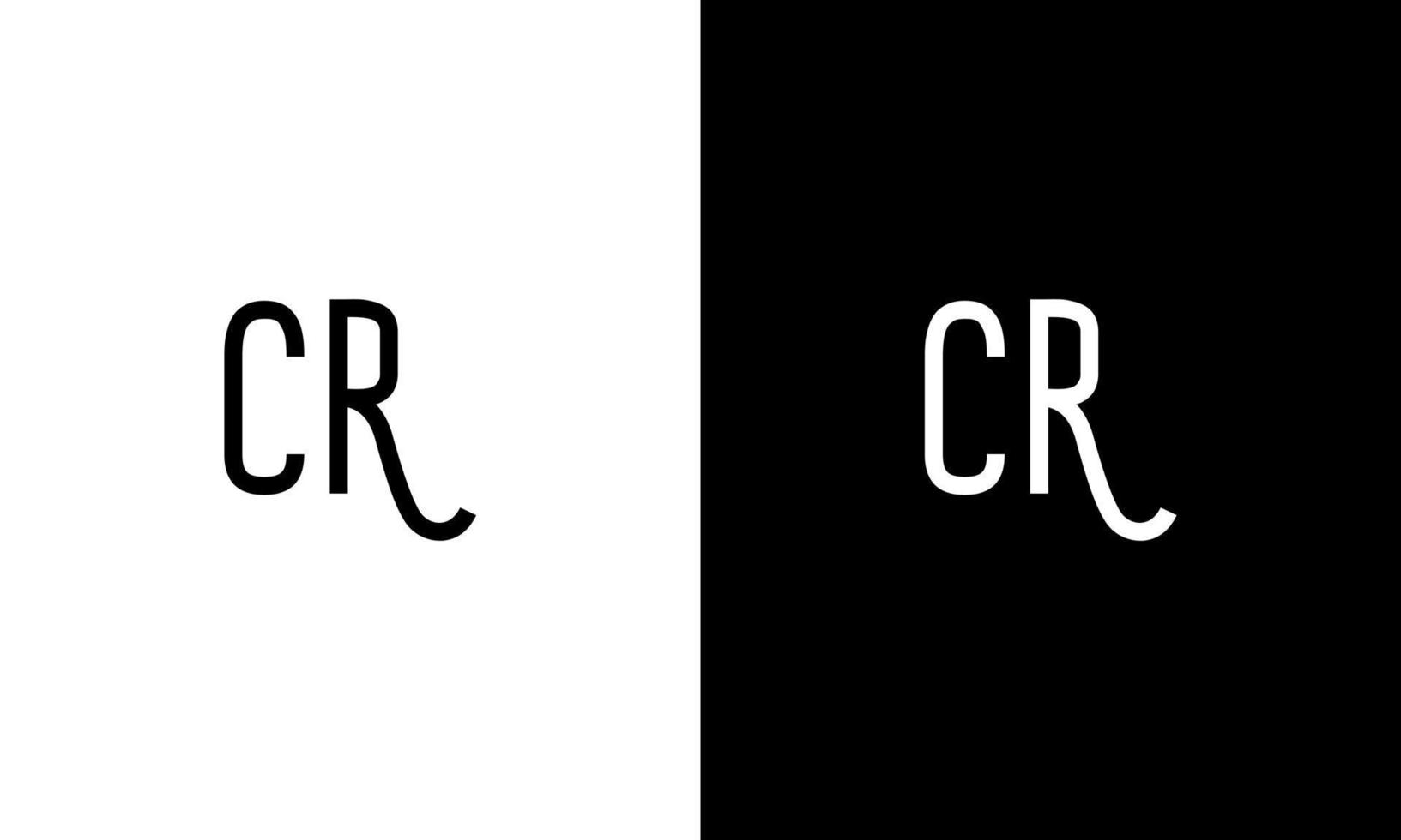 brief cr vector logo vrij sjabloon vrij vector