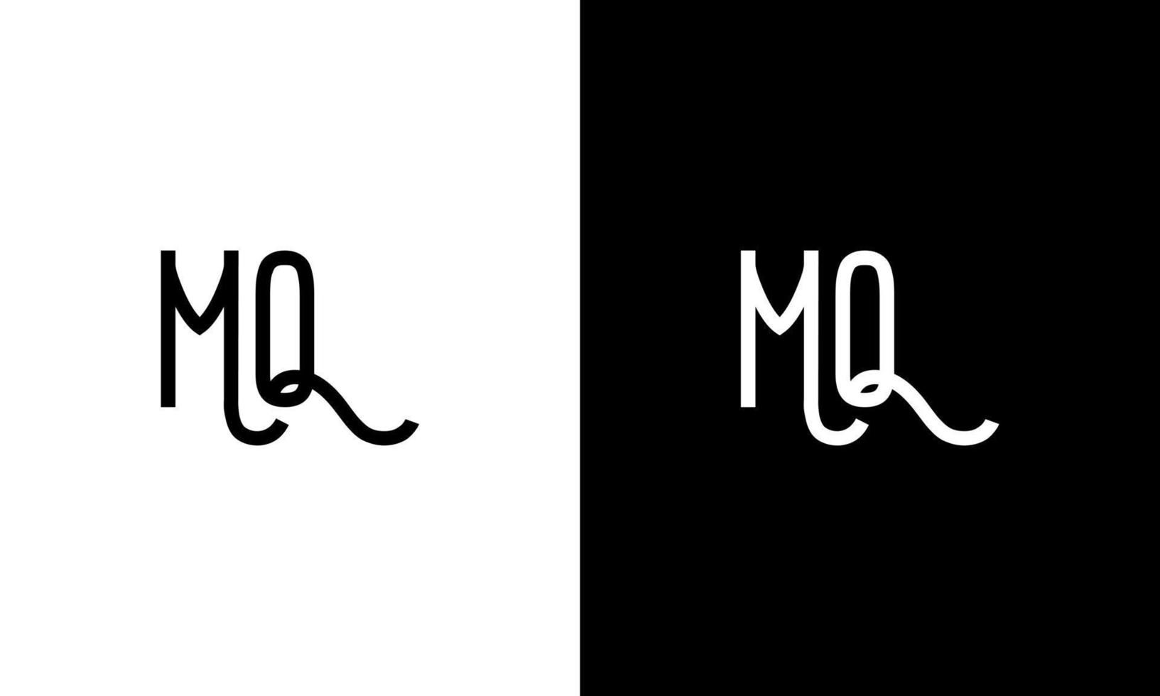 brief mq vector logo vrij sjabloon vrij vector