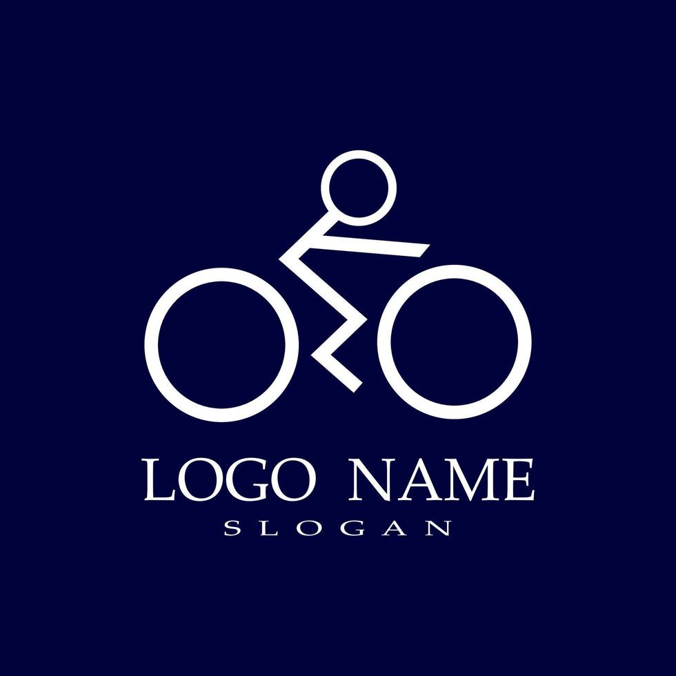 gemakkelijk fiets logo vector