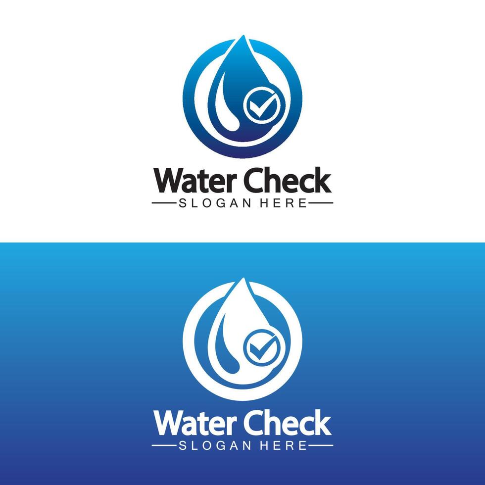 water laten vallen controleren logo vector icoon illustratie