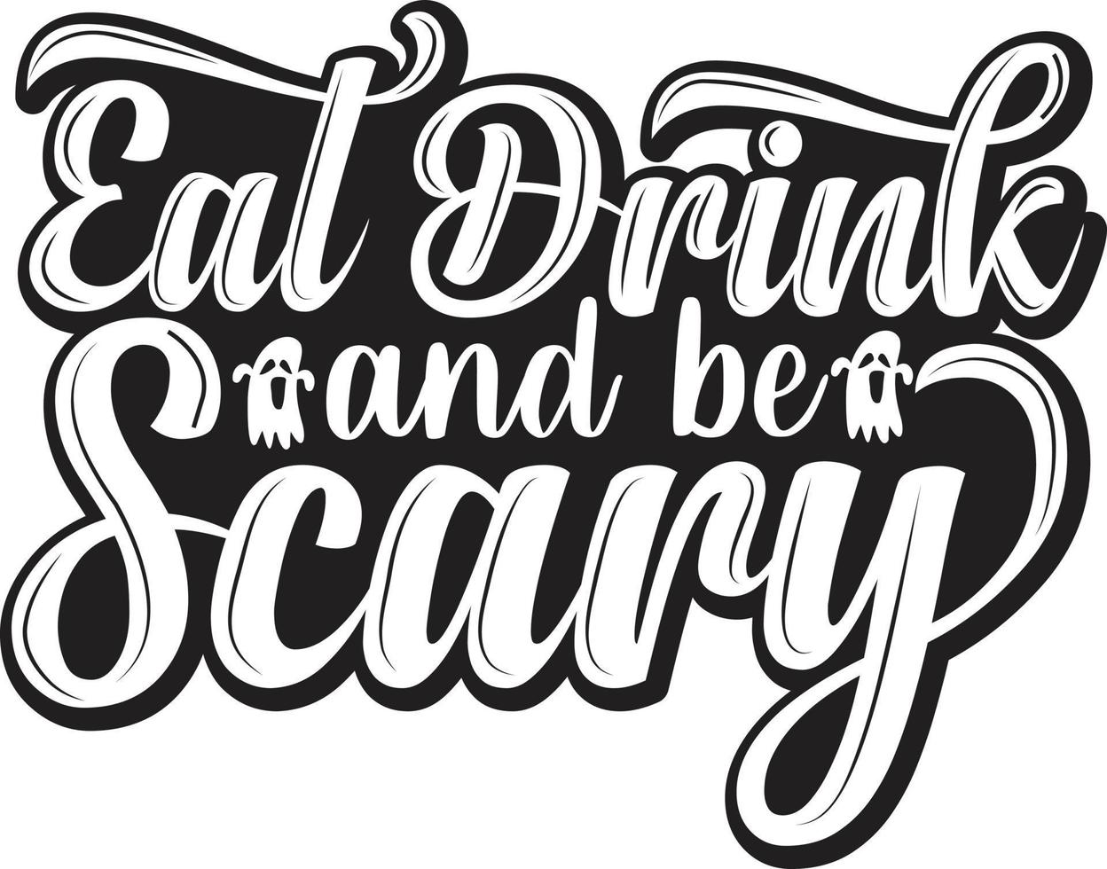 het beste halloween t-shirt ontwerp vector