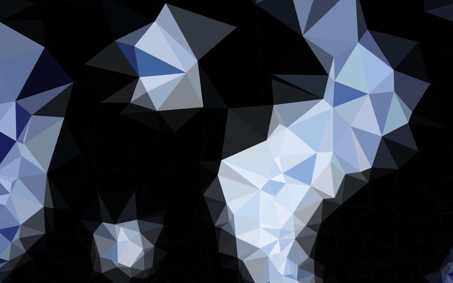 donkerblauwe vector wazig driehoekstextuur.