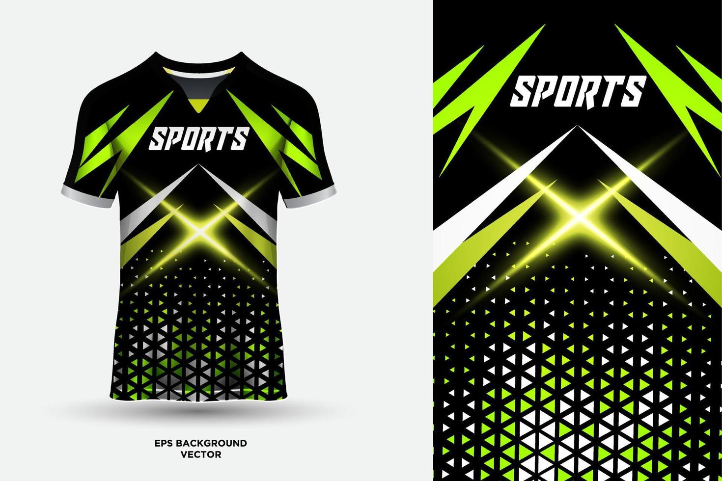 verbazingwekkend t overhemd Jersey ontwerp geschikt voor sport, racen, voetbal, gaming en e sport- vector