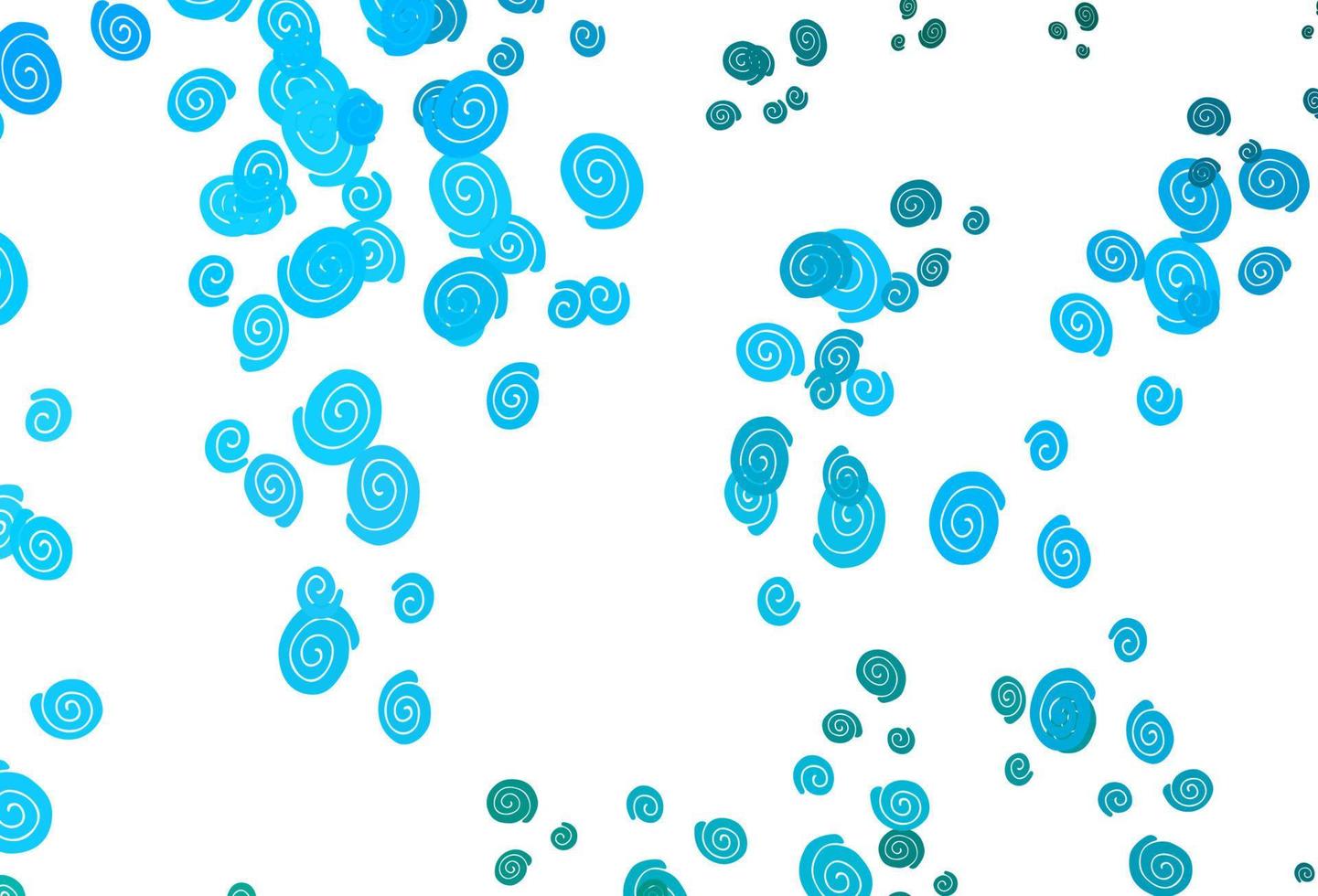 lichtblauw, groen vectorpatroon met vloeibare vormen. vector