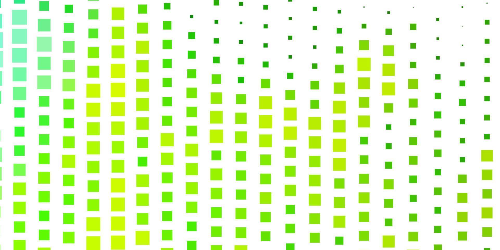 lichtgroene, gele vectorlay-out met lijnen, rechthoeken. vector