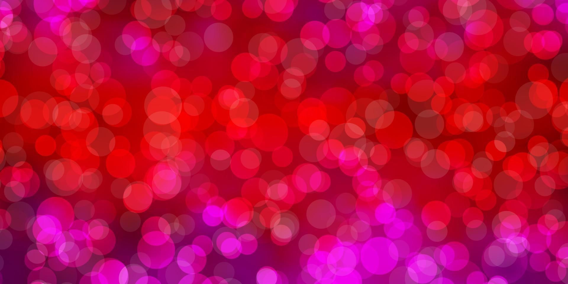 lichtpaarse, roze vector achtergrond met vlekken.