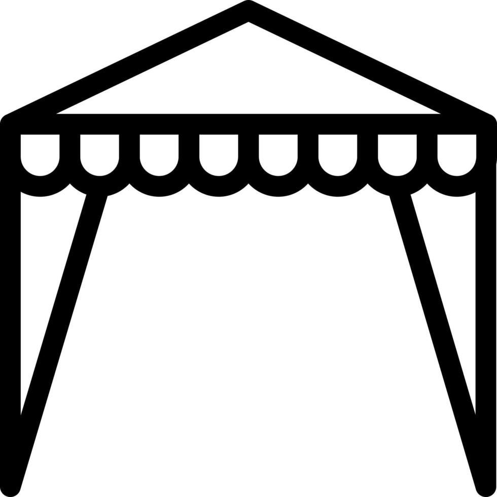 tent vectorillustratie op een background.premium kwaliteit symbolen.vector pictogrammen voor concept en grafisch ontwerp. vector