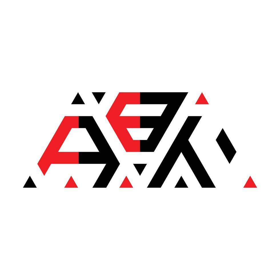 creatief driehoek brief logo ontwerp voor uw bedrijf vector