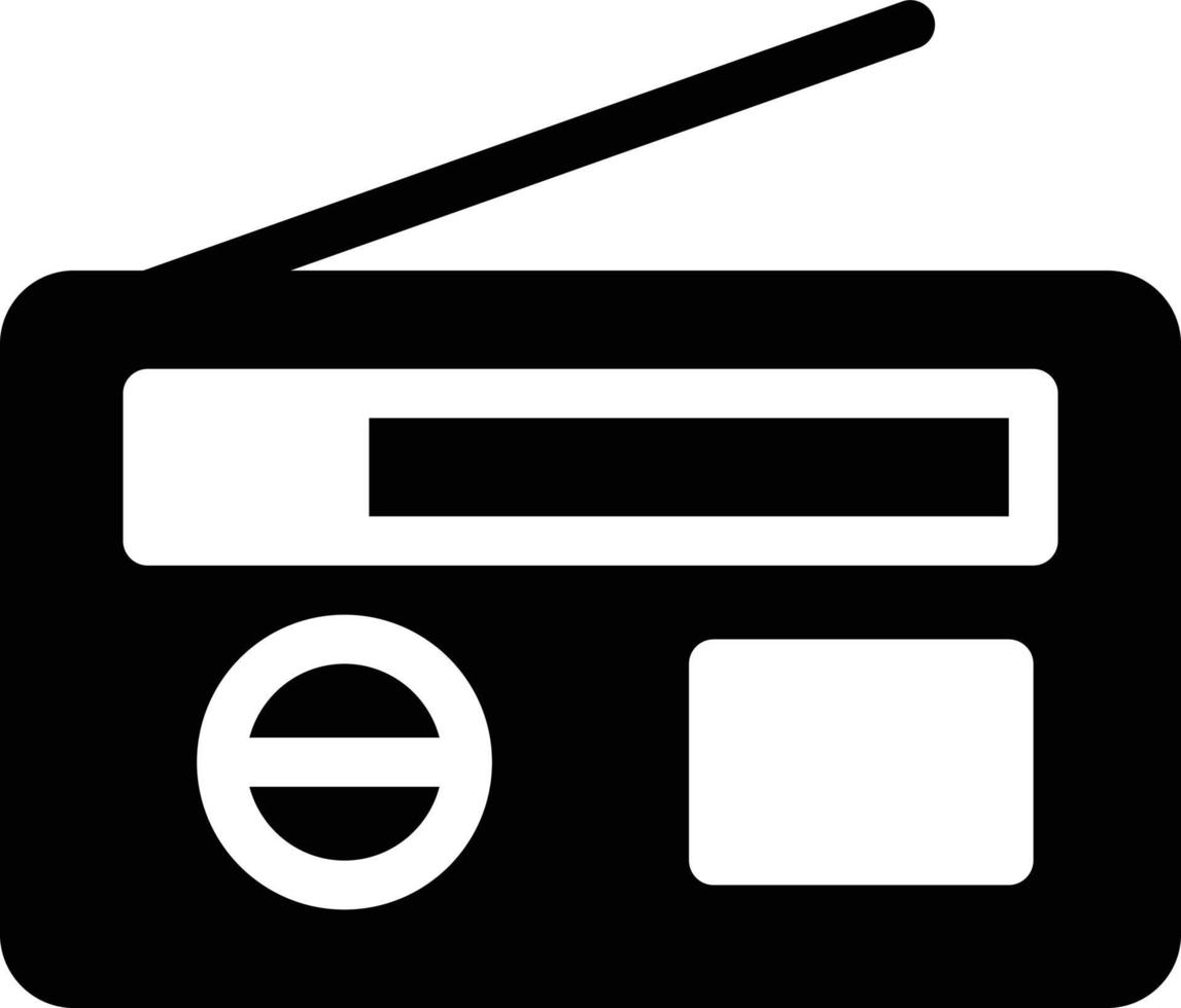 radio vectorillustratie op een background.premium kwaliteit symbolen.vector pictogrammen voor concept en grafisch ontwerp. vector