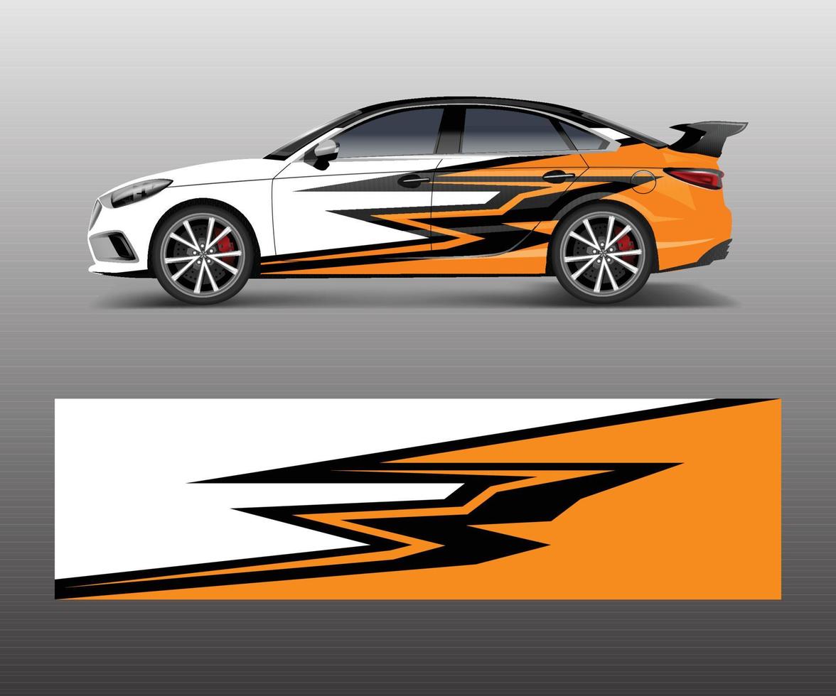 abstract racing grafisch vector voor sport auto inpakken ontwerp