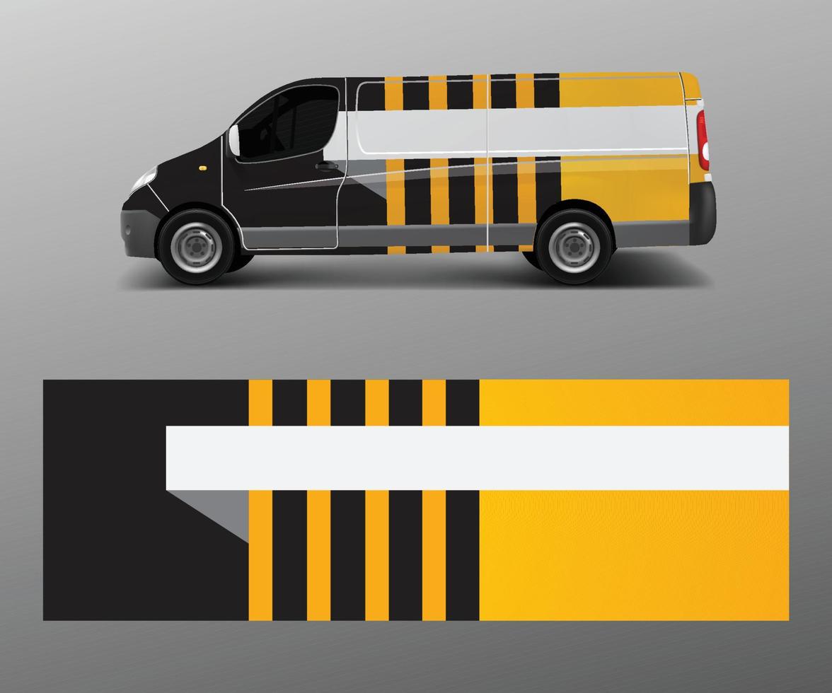 grafisch abstract Golf ontwerpen voor inpakken voertuig, ras auto, branding auto. plukken omhoog vrachtauto en lading busje auto inpakken ontwerp vector. vector