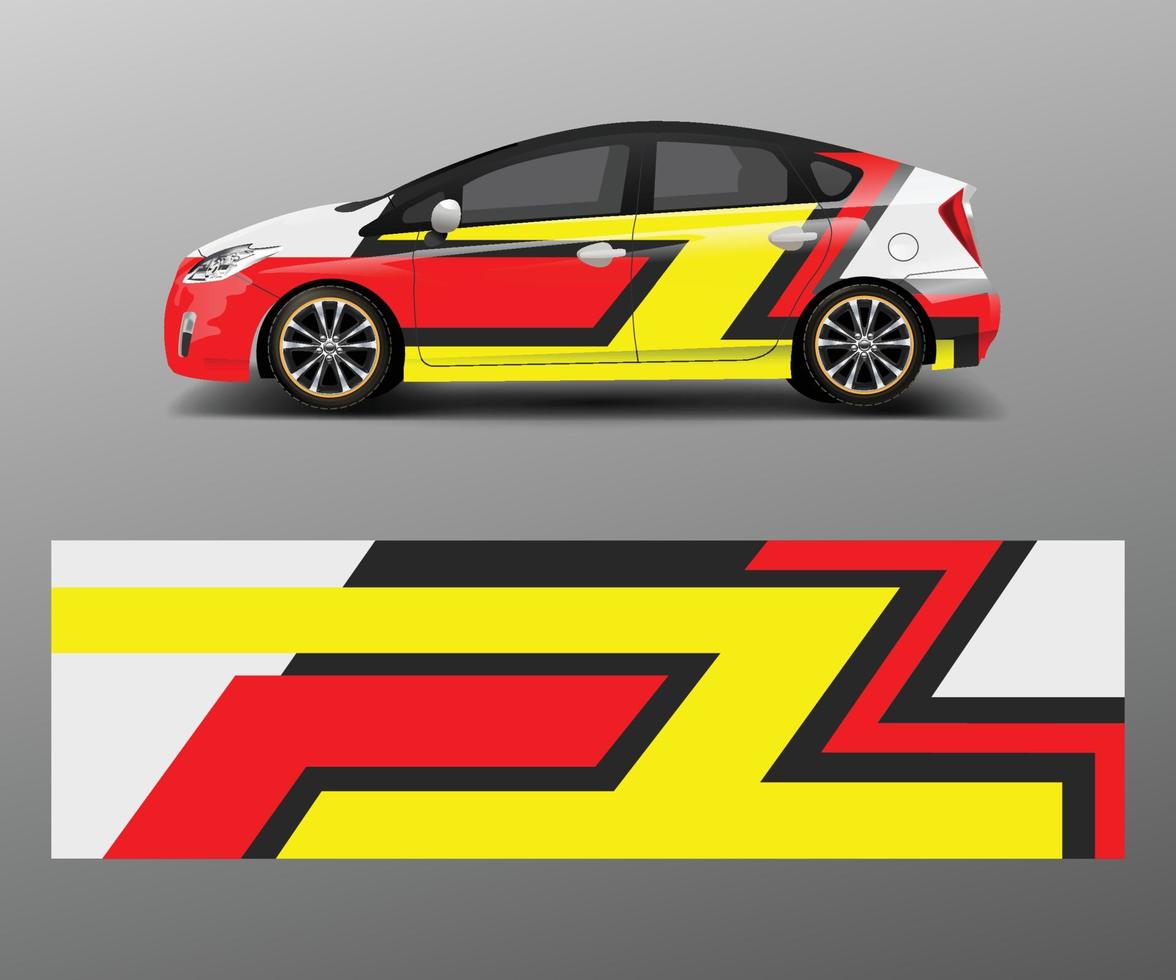 sport auto racing inpakken ontwerp. vector ontwerp sjabloon ontwerp vector