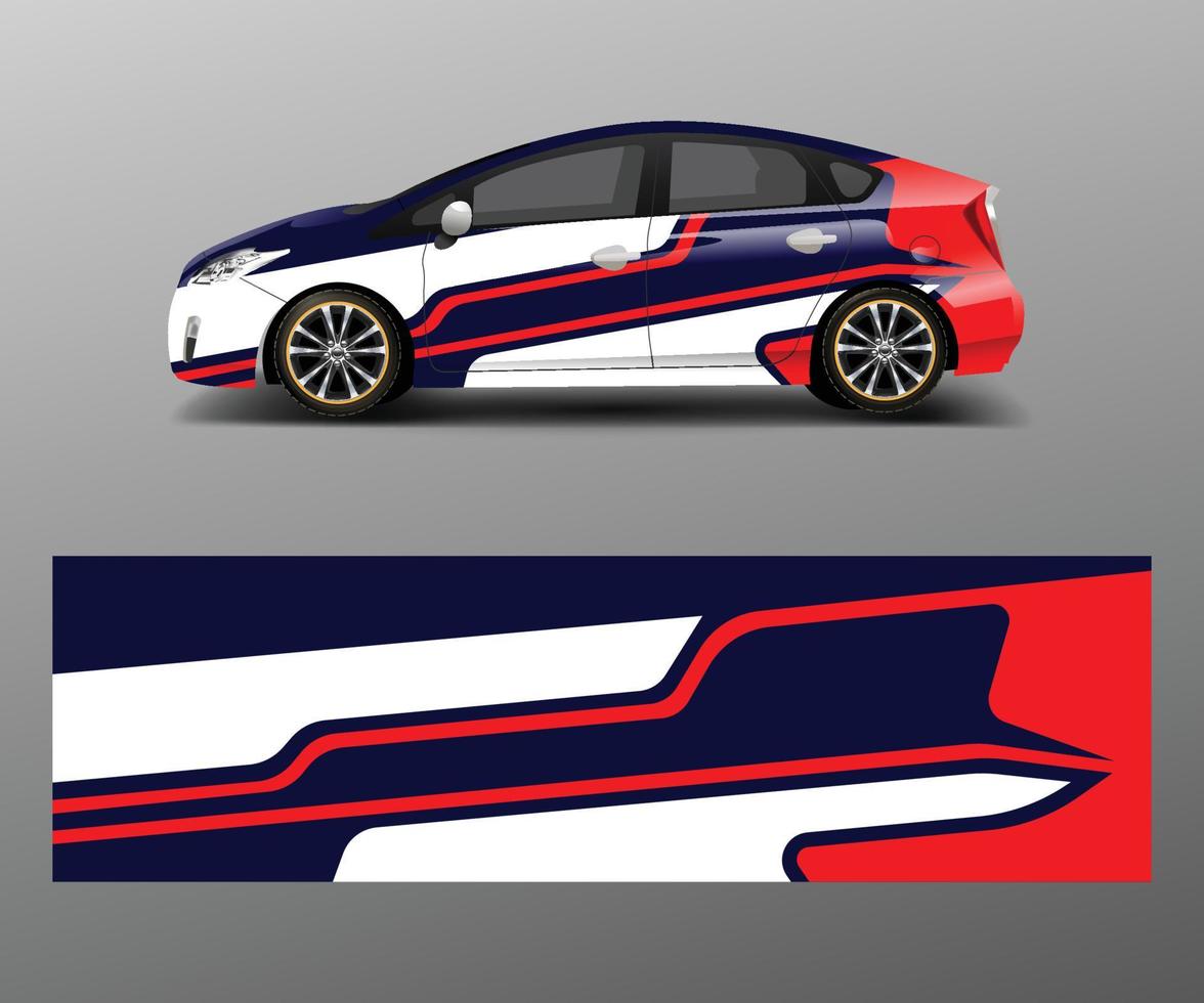 auto sticker vector, grafisch abstract racing ontwerpen voor voertuig sticker vinyl inpakken vector