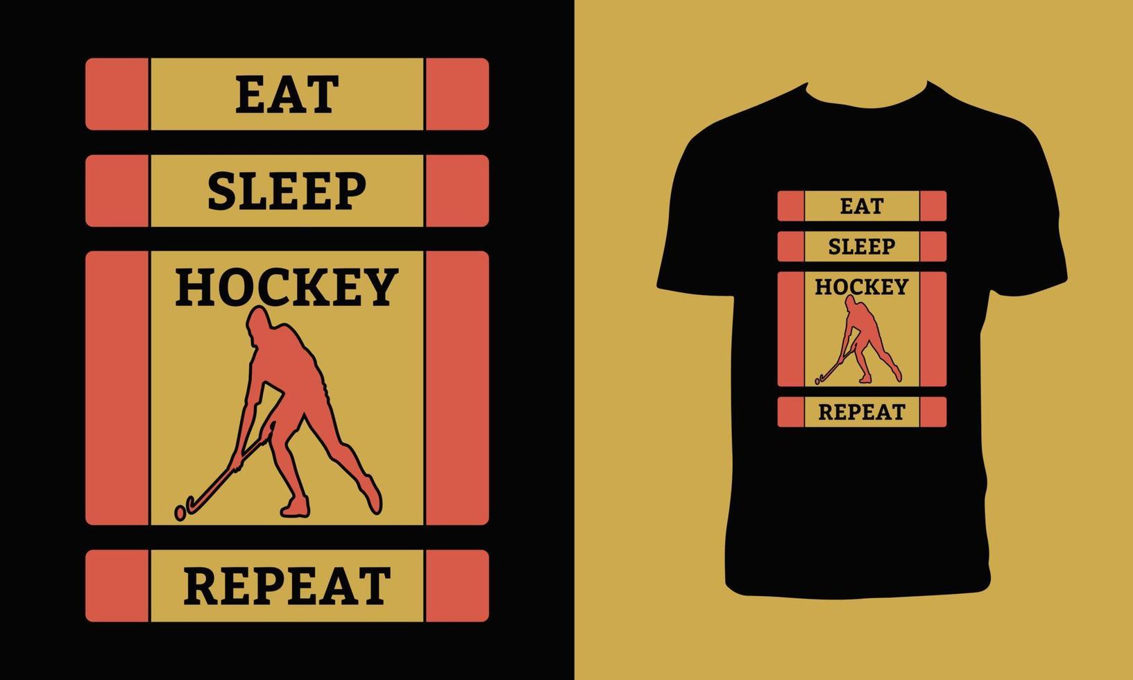 creatief hockey t overhemd ontwerp vector
