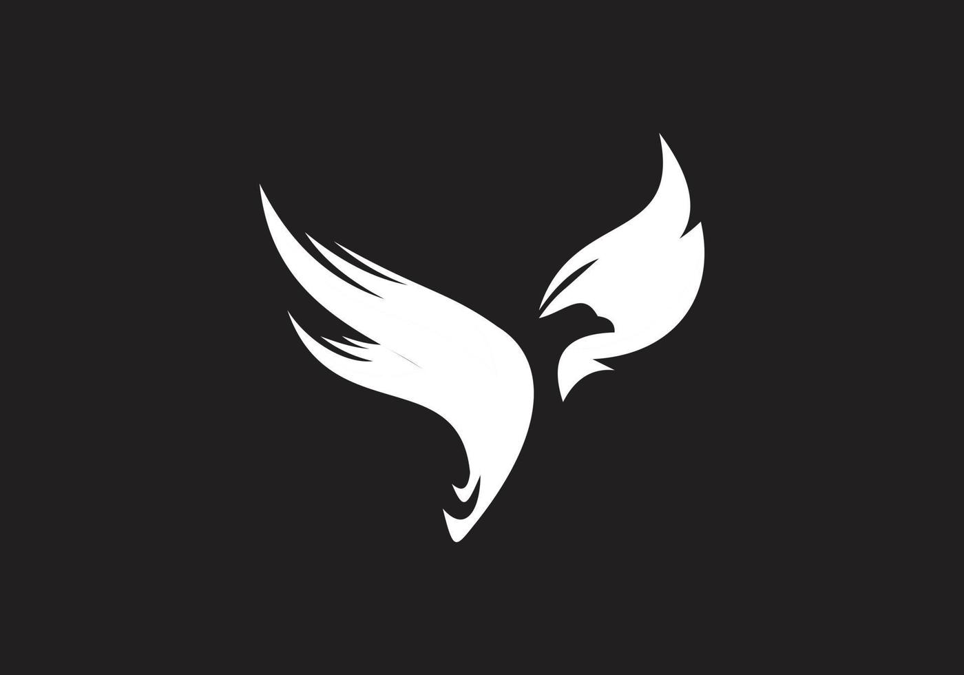 deze is vliegend vogelstand logo ontwerp voor uw bedrijf vector