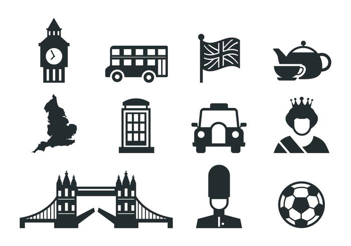 Gratis Engeland Pictogrammen Vector