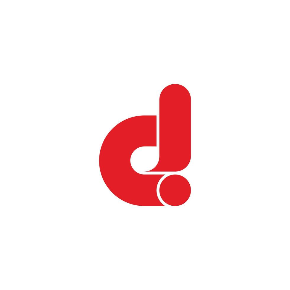 brief CD uitroep ontwerp uniek logo vector