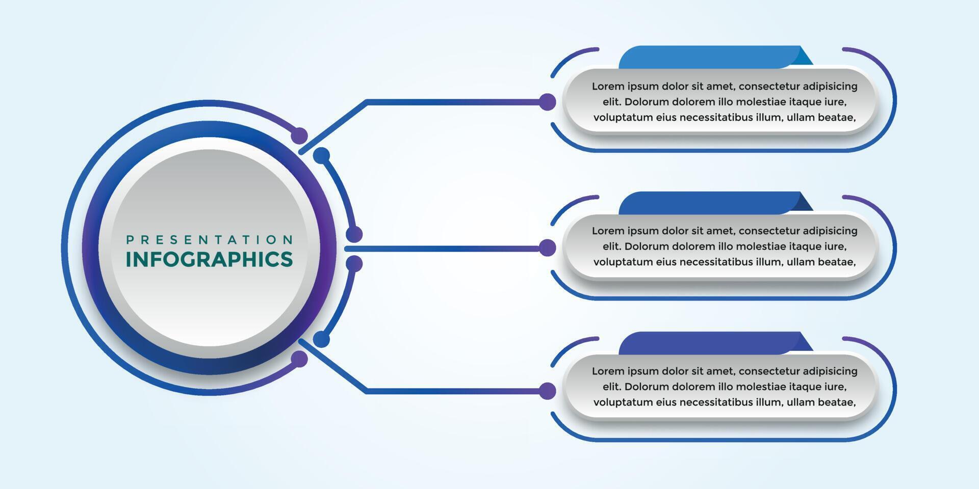 bewerkbare presentatie infographic sjabloon eps het dossier vector