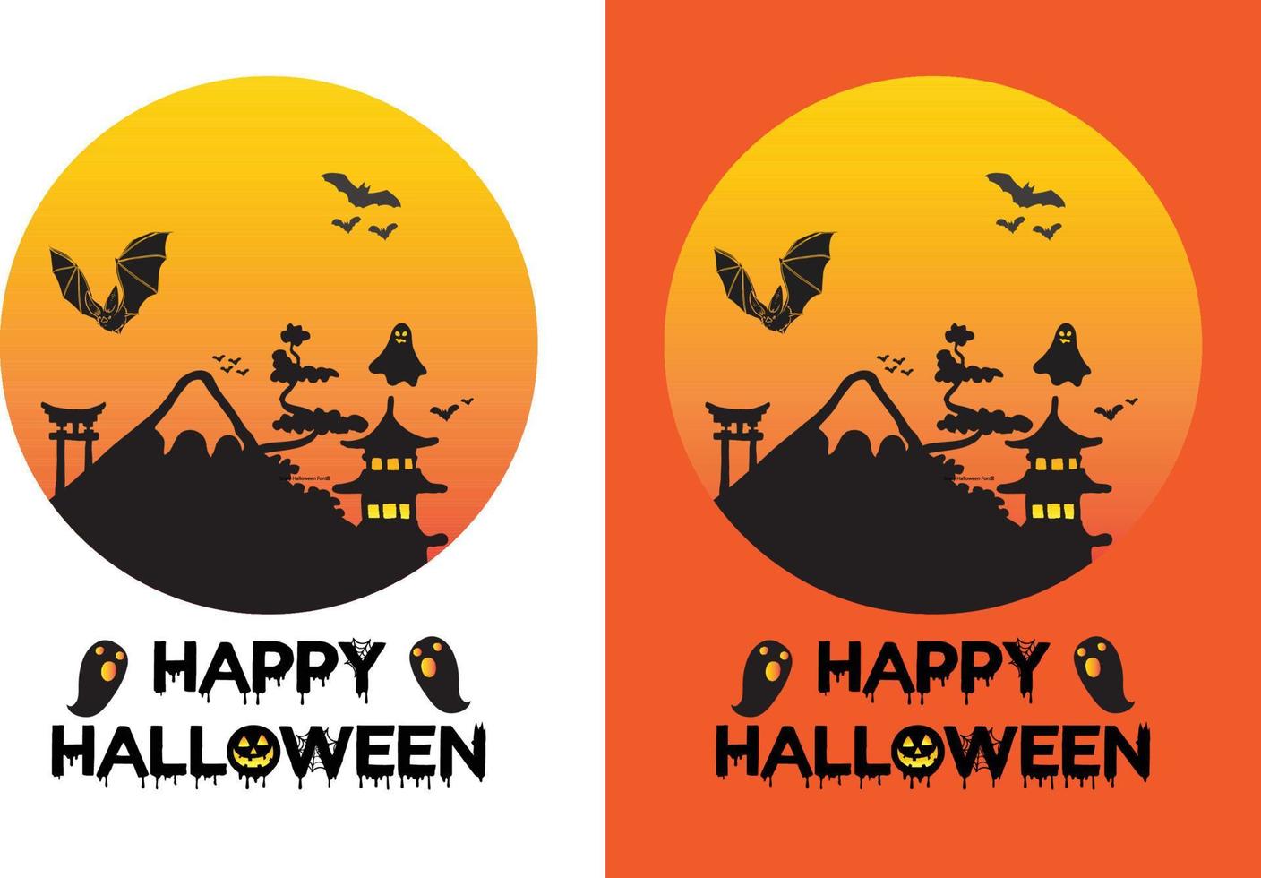 halloween t-shirt ontwerp sjabloon vector