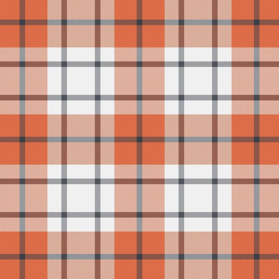 Schotse ruit of plaid halloween kleur patroon. vector