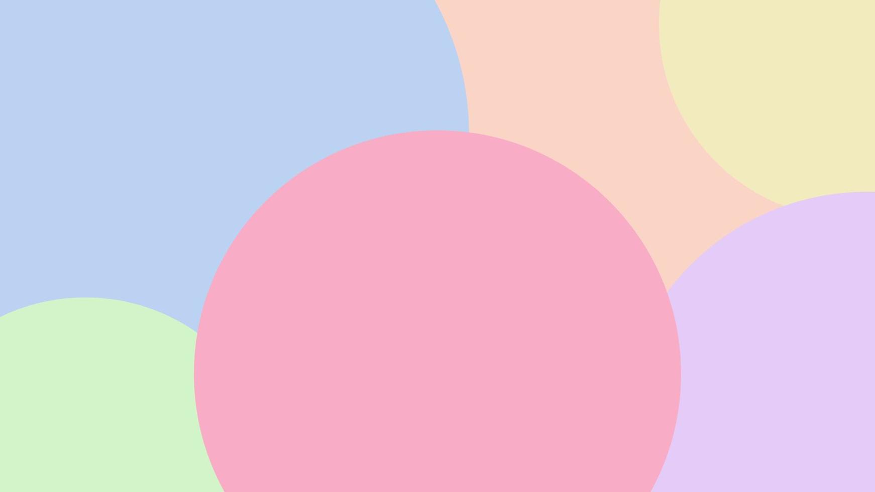 pastel kleur ronde cirkel achtergrond illustratie, perfect voor behang, achtergrond, ansichtkaart, achtergrond vector