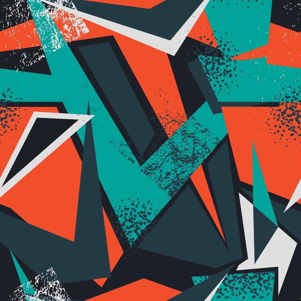 abstract geometrisch naadloos patroon vector