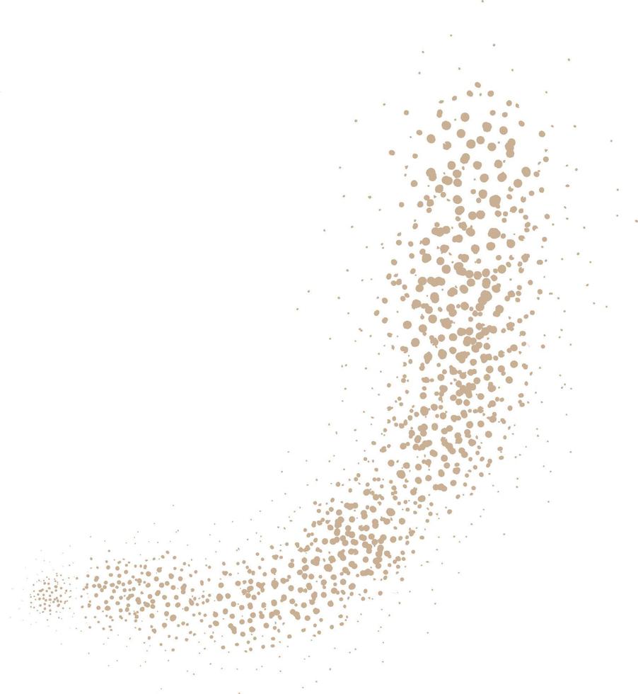 abstract dots van verschillend vormen. vector