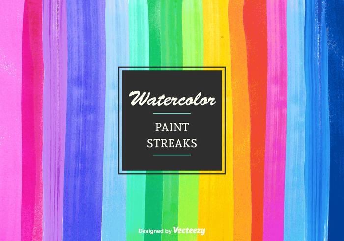 Gratis Vector Waterverf Verf Streaks