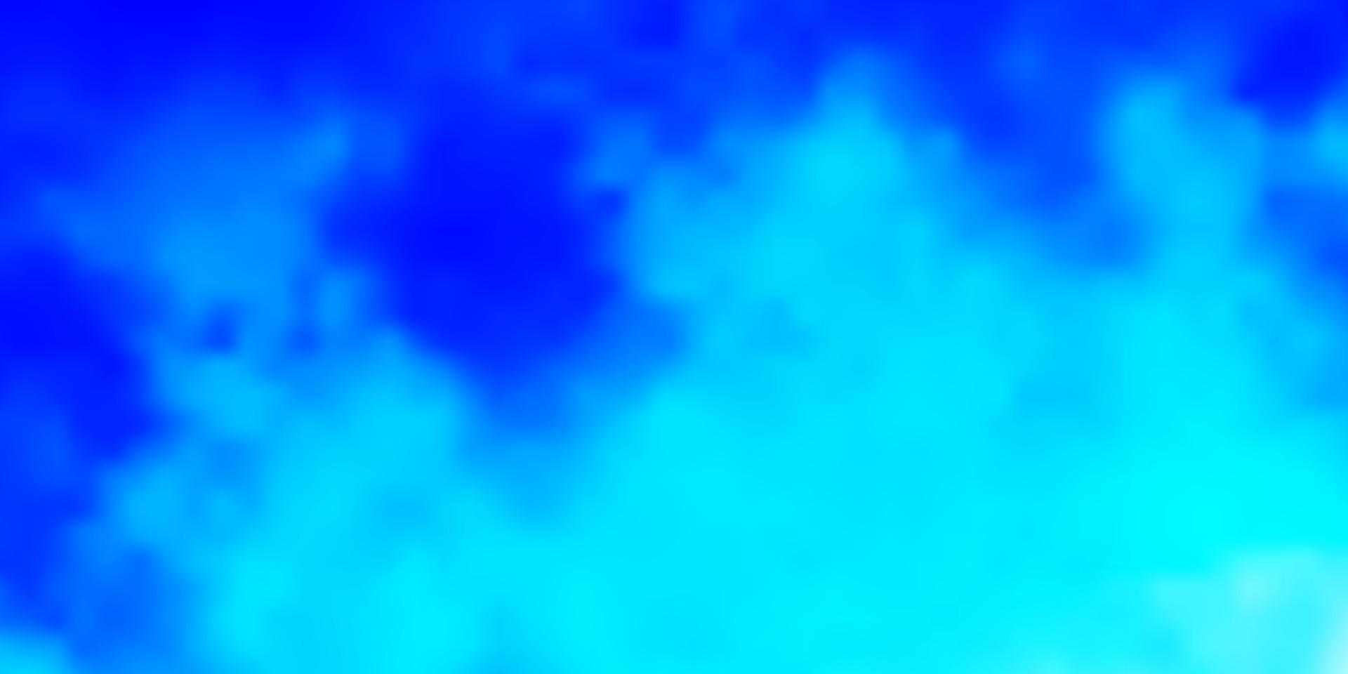 lichtblauw vectorpatroon met wolken. vector