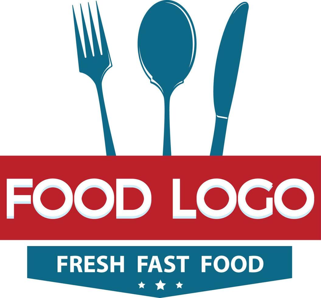 voedsel logo vector ontwerp.