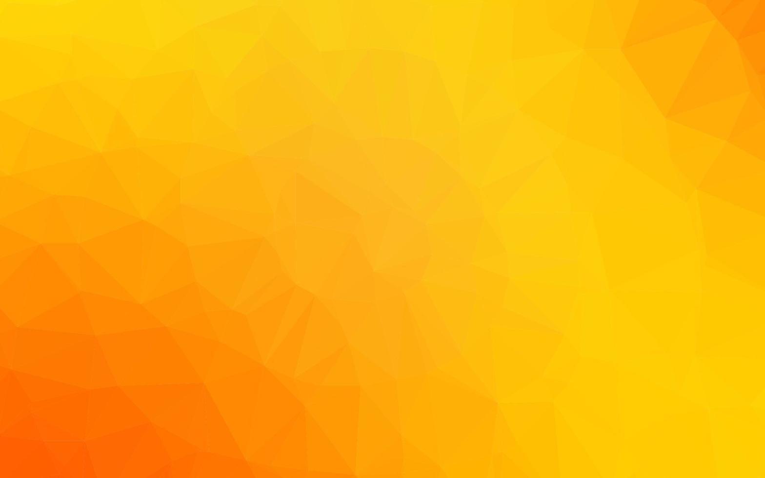lichtgele, oranje vector veelhoekige sjabloon.