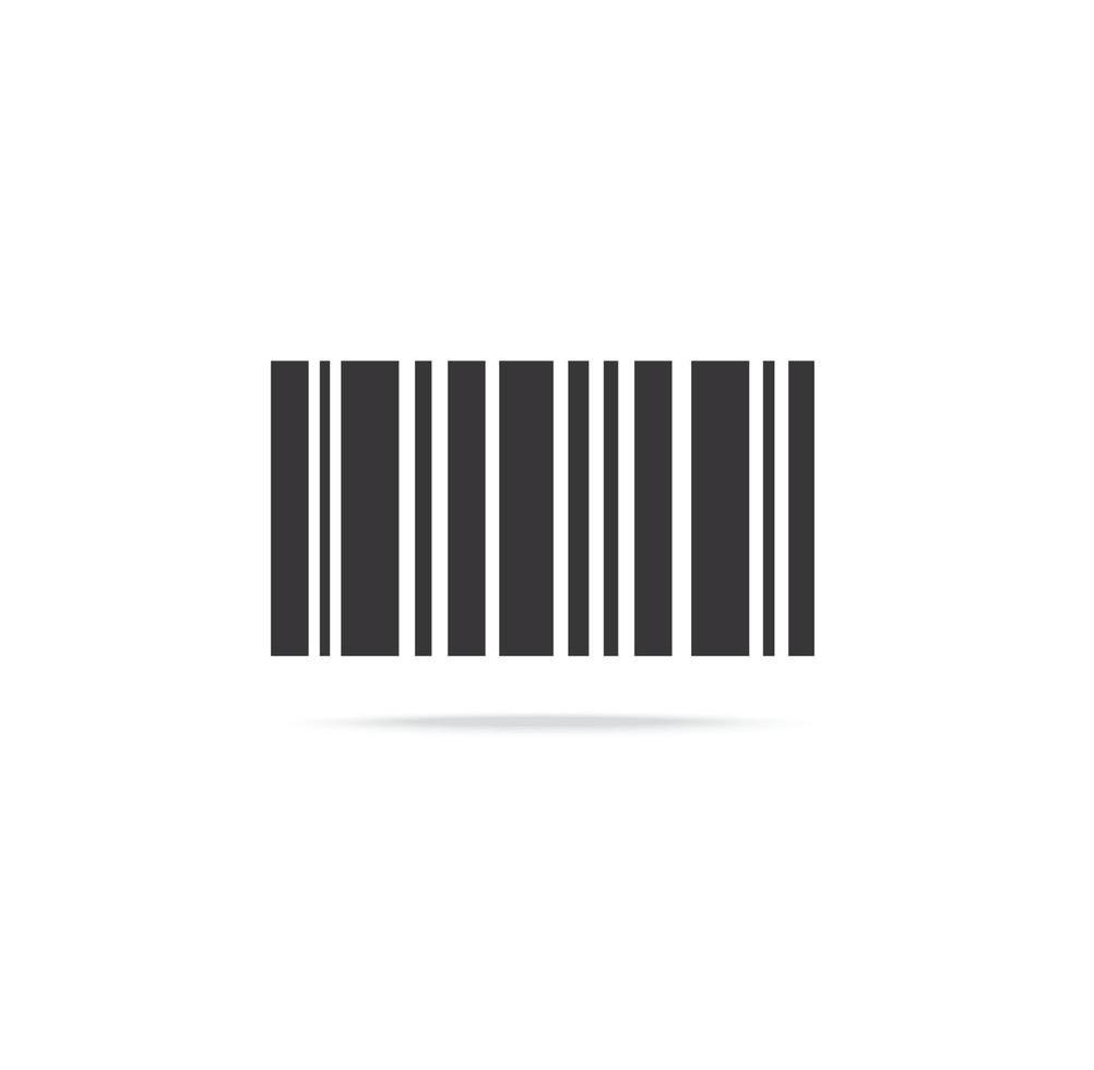 streepjescode icoon. bar code voor web vector illustratie