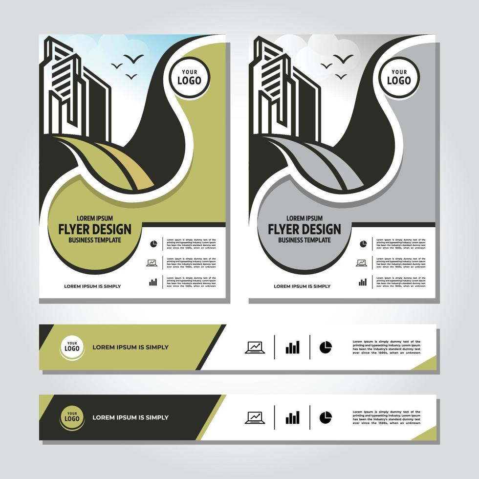 bedrijf abstract vector sjabloon. brochure ontwerp, Hoes modern lay-out, jaar- rapport, poster, folder in a4, meetkundig