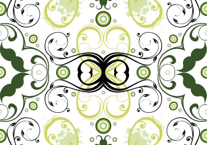 Bloemen patroon achtergrond vector