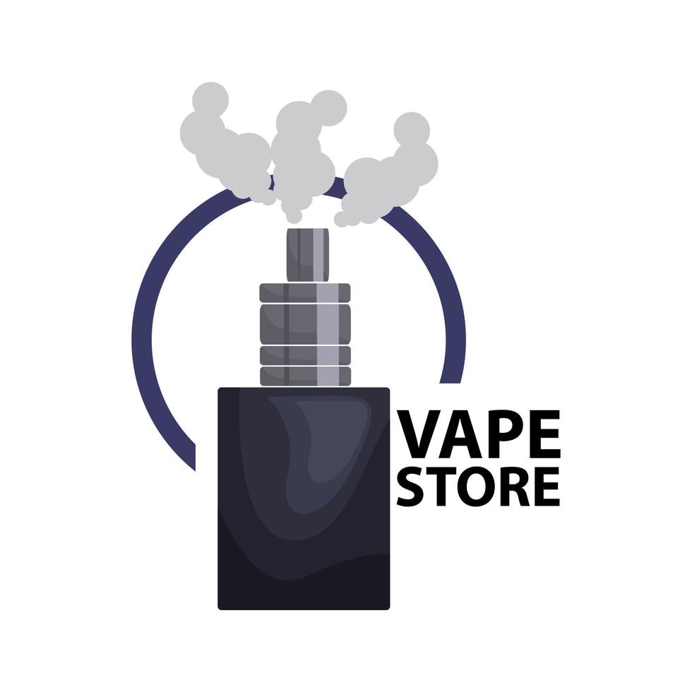 vape winkel logo ontwerpsjabloon vector