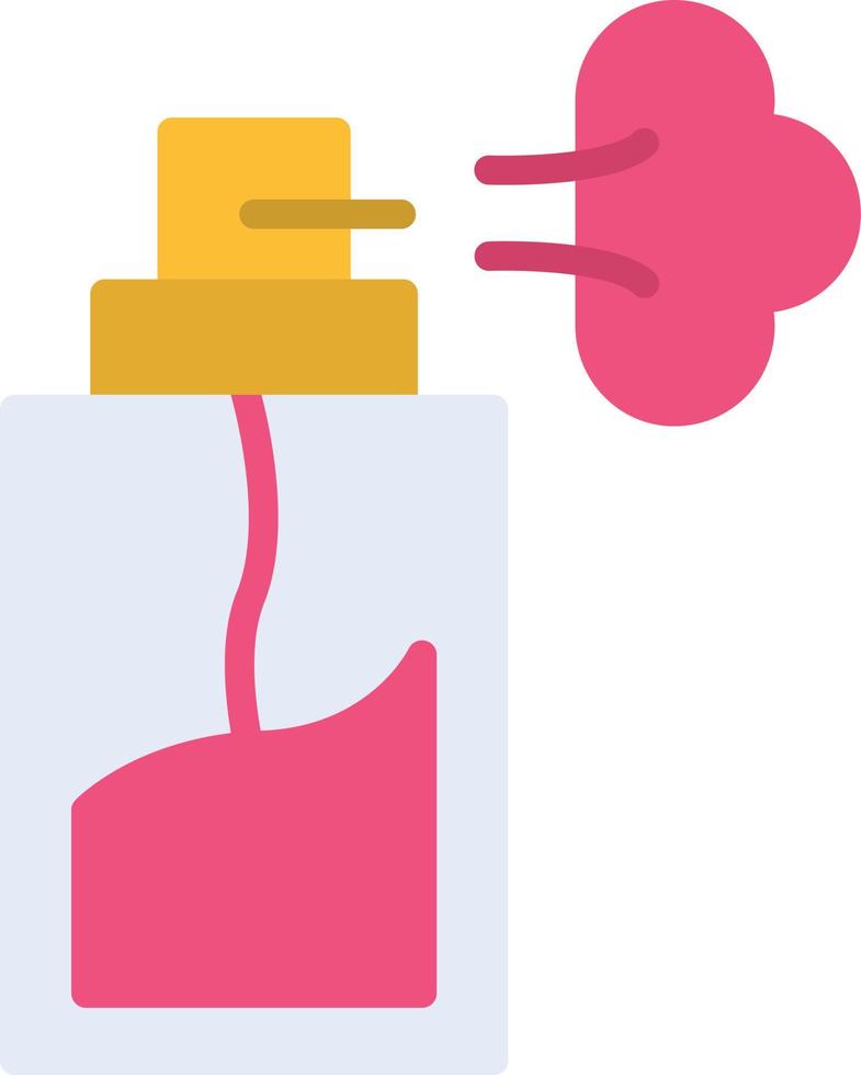 parfum platte pictogram vector