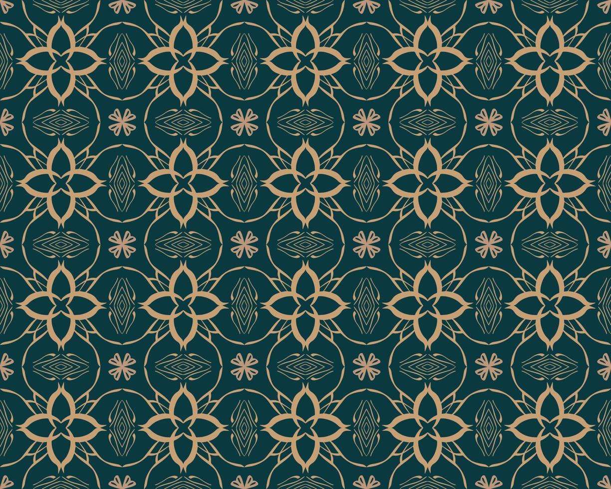 elegant meetkundig naadloos patroon met tribal vorm geven aan. ontworpen in ikat, boho, azteeks, volk, motief, luxe Arabisch stijl. ideaal voor kleding stof kledingstuk, keramiek, behang. vector illustratie