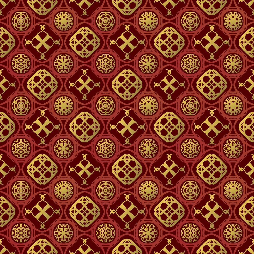 elegant meetkundig naadloos patroon met tribal vorm geven aan. ontworpen in ikat, boho, azteeks, volk, motief, luxe Arabisch stijl. ideaal voor kleding stof kledingstuk, keramiek, behang. vector illustratie