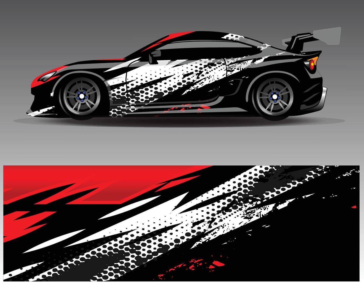 auto wrap ontwerp vector. grafische abstracte streep racen achtergrond kit ontwerpen voor wrap voertuig race auto rally avontuur en livery vector