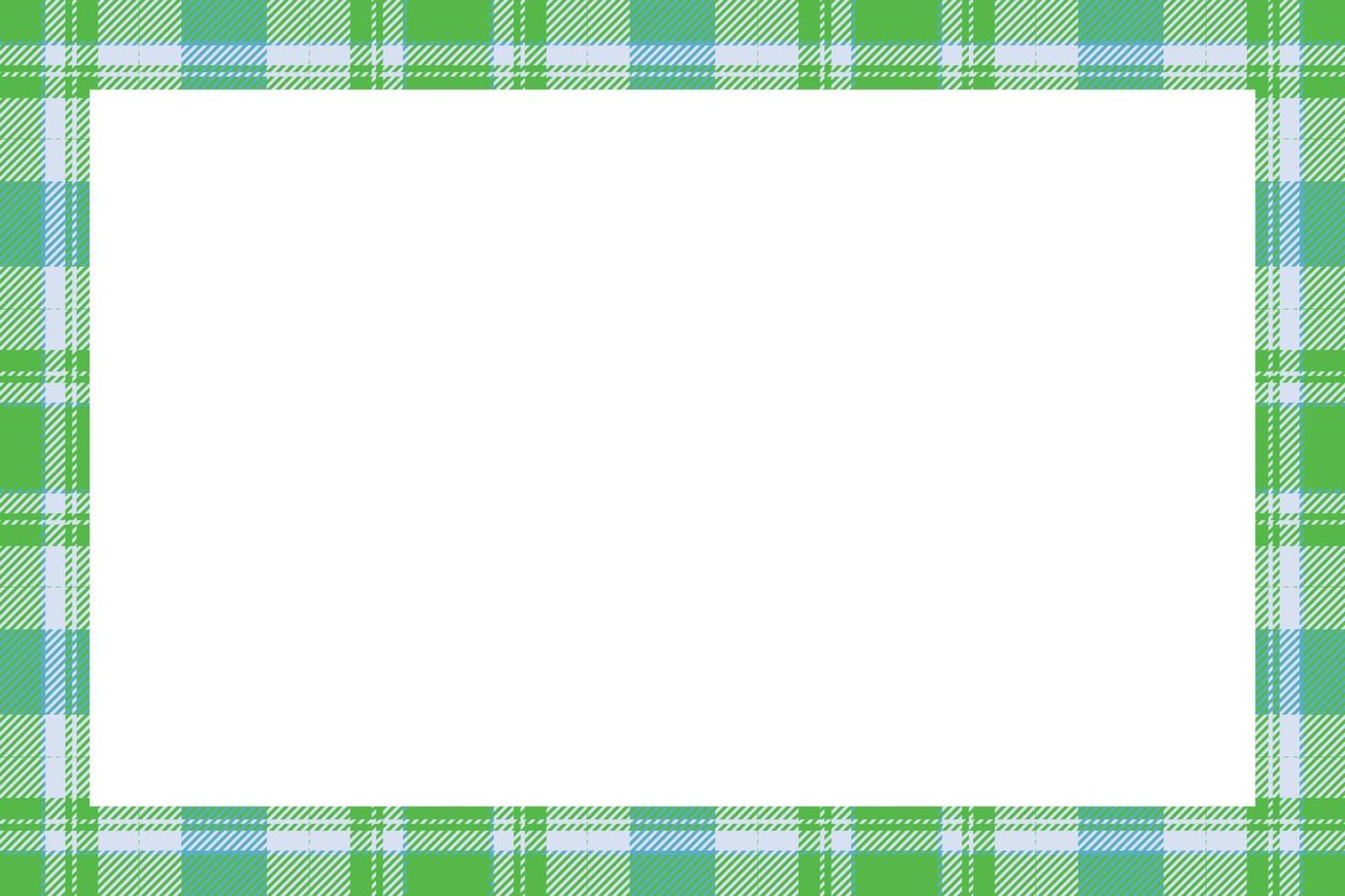 wijnoogst kader vector. Schots grens patroon retro stijl. Schotse ruit plaid ornament. vector