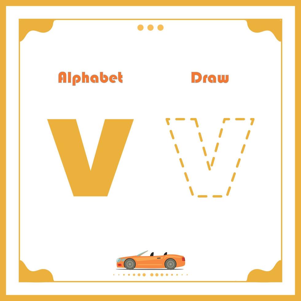 alfabet tekening voor kinderen pret peuter- alfabet illustratie voor kinderen aan het leren werkzaamheid voor terug naar school- alfabet kleur boek schets vector