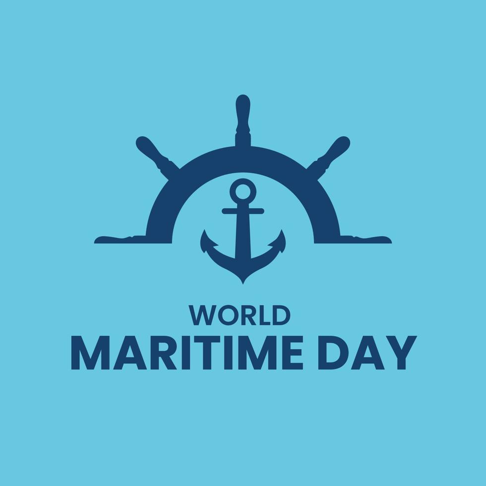 wereld maritiem dag vector