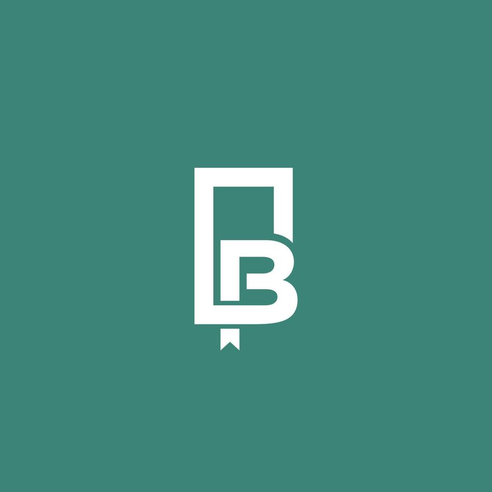 boek icoon logo ontwerp vector