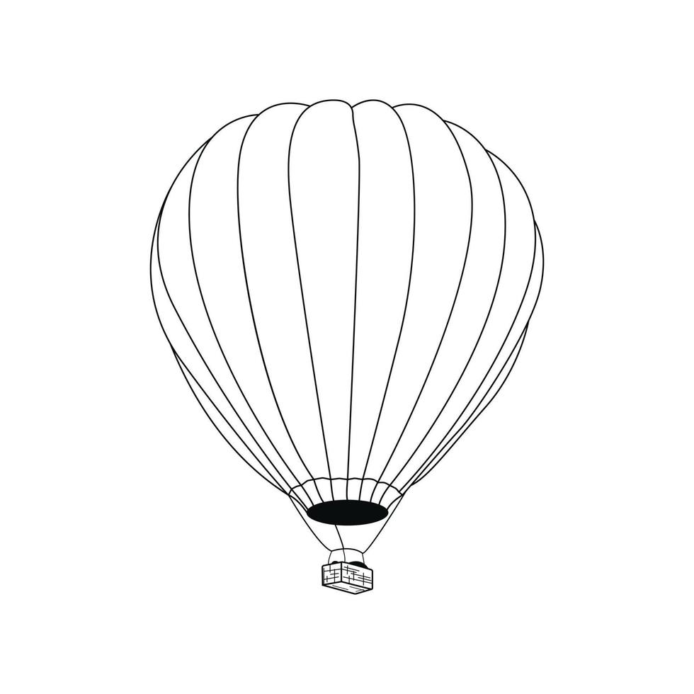 luchtballon icoon vector