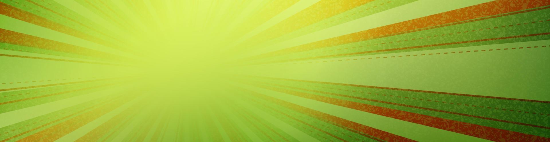 zon stralen banier ontwerp Aan groen achtergrond. vector illustratie