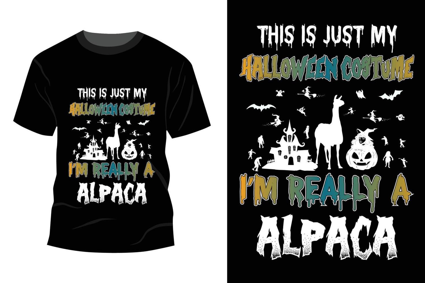 halloween t-shirt ontwerp vector