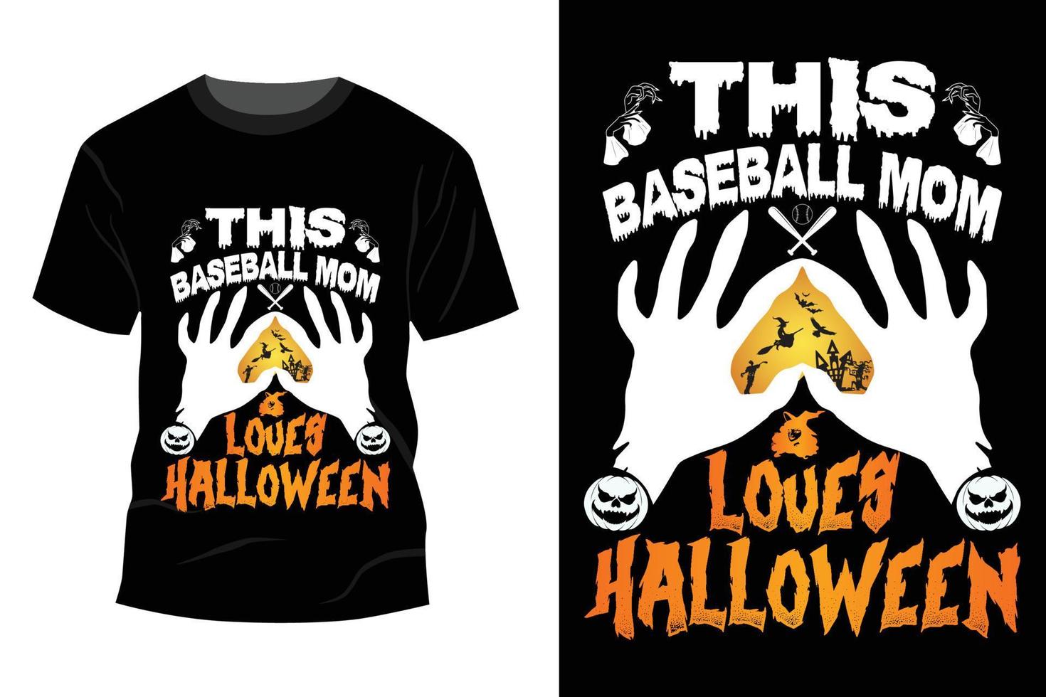 halloween t-shirt ontwerp vector