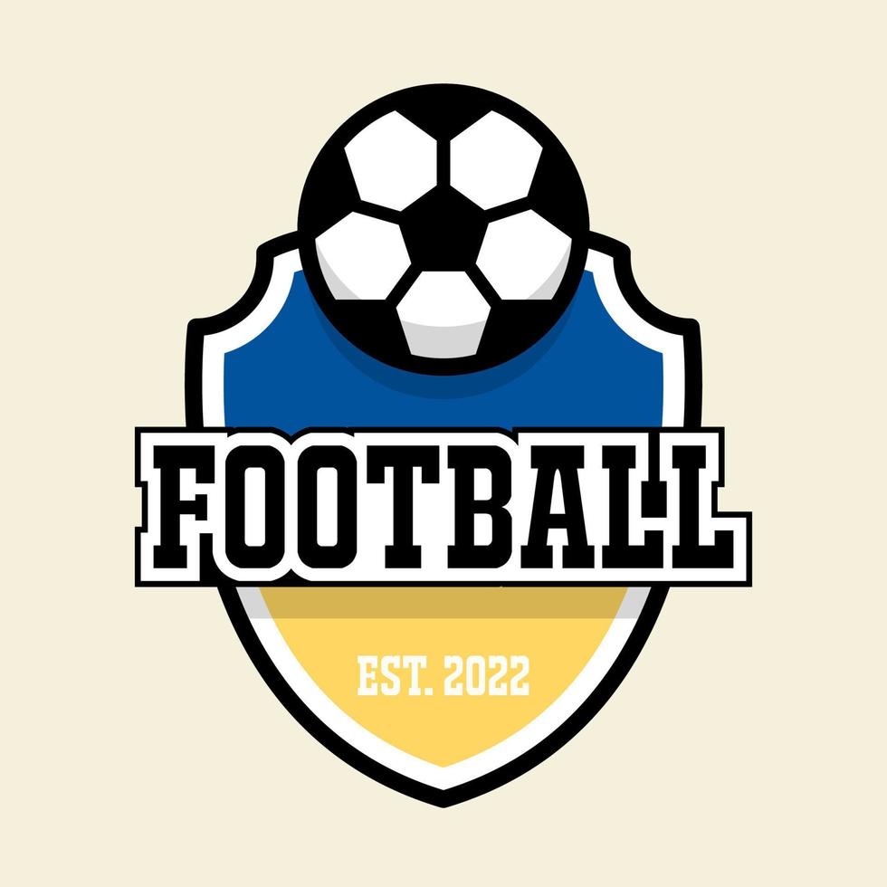 modern ontwerp Amerikaans voetbal logo vector